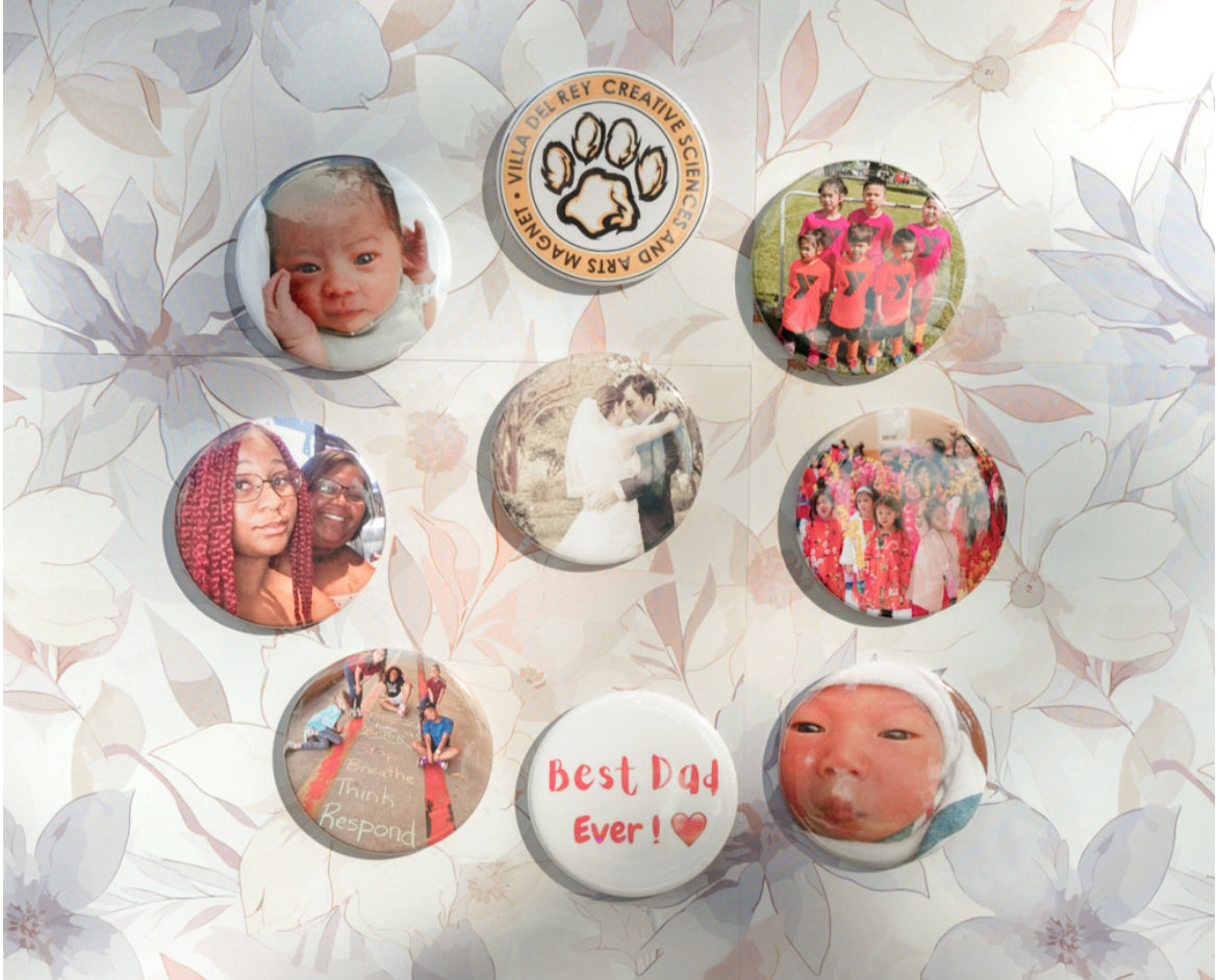 Round 2.25” Magnets, set of 9