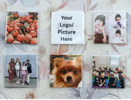 Square 2.5x2.5" Magnets, set of 6